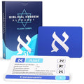 Biblical Hebrew Alphabet Flash Cards – 54 Alef Bet Letters for Study