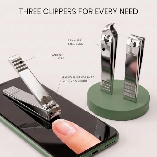 Utopia Care Manicure Set Professional Nail Clippers Kit - color: Green, size: Pack of 16