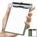FRETONBA Mini Clipboard 4x6 Inch with Pen Holder, 2 Pack, Green - style: 2Pack-Green