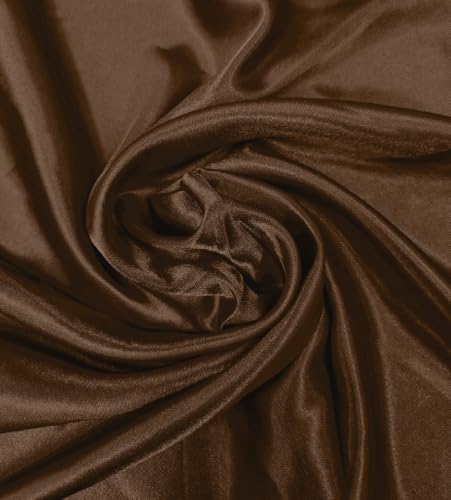 1 Piece of Square Satin Scarf Wrap Ribbon Neck Scarfs Halloween Retro Costume (23.62" x 23.62") - color: Light Coffee