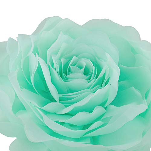 JWH Summer Flower Throw Pillow Covers with Insert, 12 Inch, Mint Green - color: Mint Green, size: 12" x 12" (Pack of 1)