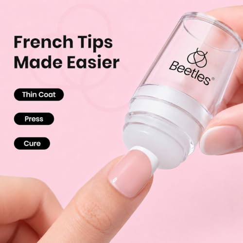 Beetles French Tip Silicone Nail Stamp Ste 3Pcs - color: Stamp