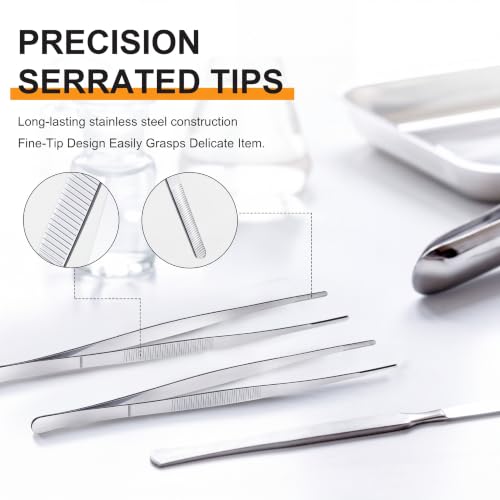 Yaomiao 4 Packs 12 Inch Cooking Tweezers Bar Kitchen Tongs, Silver - color: Silver, size: 12 Inch