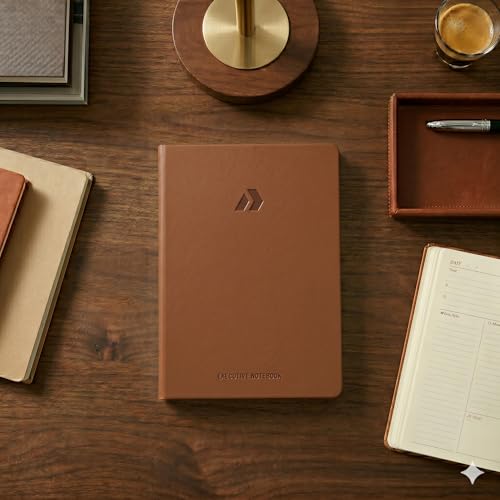 Nextnoid A5 LIned Notebook - 160 Pages, 120 GSM Paper, Brown - color: Brown, style: Lined 160 Pages