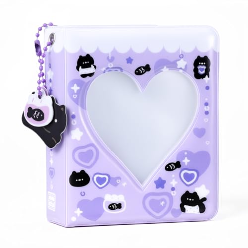 Photocard Binder Heart Hollow Album Card Binders 40 Card Slots