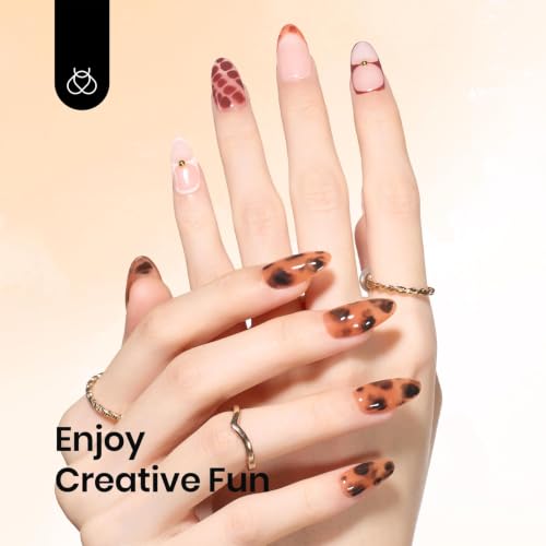 Beetles 2Pcs Blooming Gel for Nail Art, Watercolor & Marble Nail - color: E-Clear-2