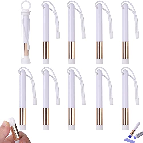 10 Pack Ink Blending Brushes for Crafts Card Making Crafting Ink Background Blender and Makeup Brush Blender Brush Assortment for Broad Application Paper Crafter Artist Tool for Painting,Drawing,Stamp