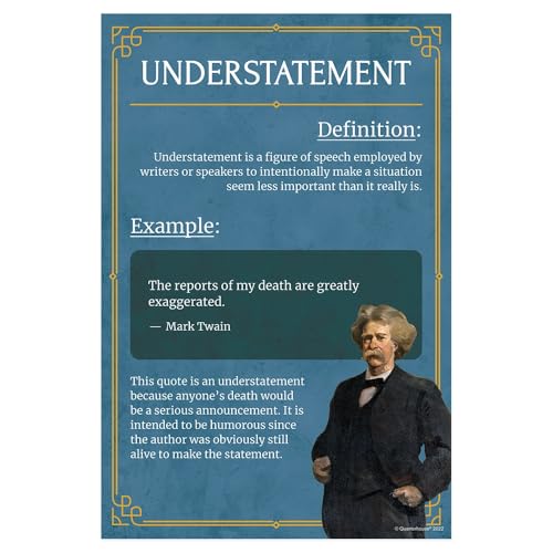 Quarterhouse 10 Poster Figures of Speech Classroom Set - color: Figures of Speech