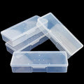 Lokyango Clear Manicure Tool Box, Personal Nail Tool Storage Box (4pcs)