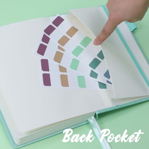 Hoci Poci 400 Pages Lined Journal Notebook, 5.8" x 8.4", Aqua - color: Aqua, size: Lined-400 Pages (5.7"×8.3")