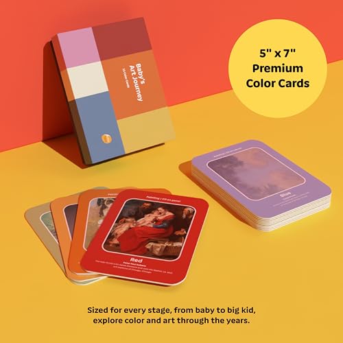 Real Art, Baby Art Flash Cards 0-3 and Up, 13 Cards, 26 Artworks