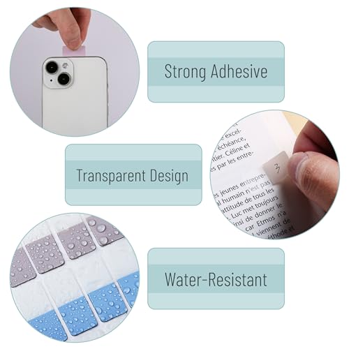Mr. Pen- Sticky Index Tabs, 240 Pcs, Pastel Sticky Tabs for Notebooks - color: Morandi, size: 1" × 1", 240 pcs