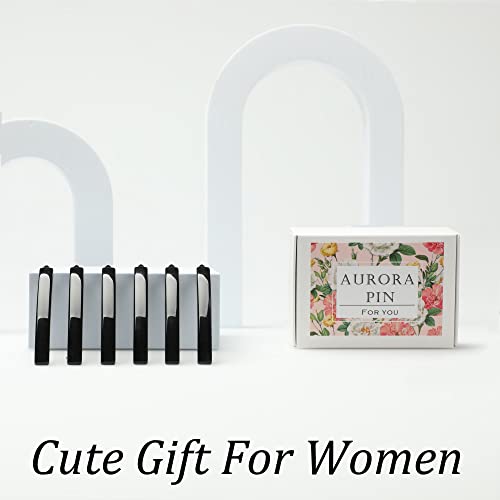 12pcs Hair Barrettes Set for Women and Girls, Hair Clips for Thick Thin Fine Hair, Non-metal Hair Accessories, Non-Slip Grip Handmade Snap Hairpin, BPA Free - color: SN3