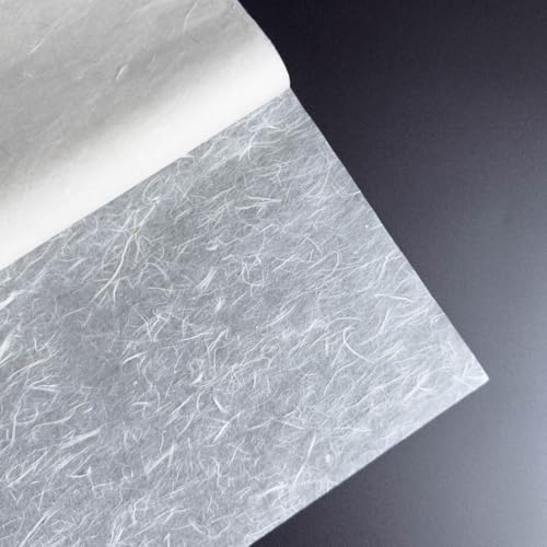 Chordobe Handmade Mulberry Paper Sheets - A4 Natural Fiber Rice Paper Decoupage Washi Paper for DIY Art Craft