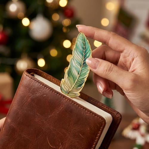 Elegant Metal Bookmark Reading Page Mark – Stylish Book Clip Pendant for Stationery Lovers