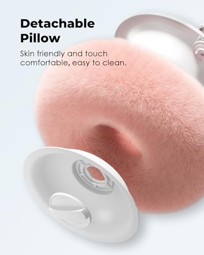 Viozon Tablet Stand Pillow, Compatible with 4.7"-13" Phone/Tablet, iPad, iPhone, Samsung, Google, Kindle, 360°Adjustable Phone Holder for Bed with Soft Plush Fabric, and Detachable Bowl, Pink - color: Pink