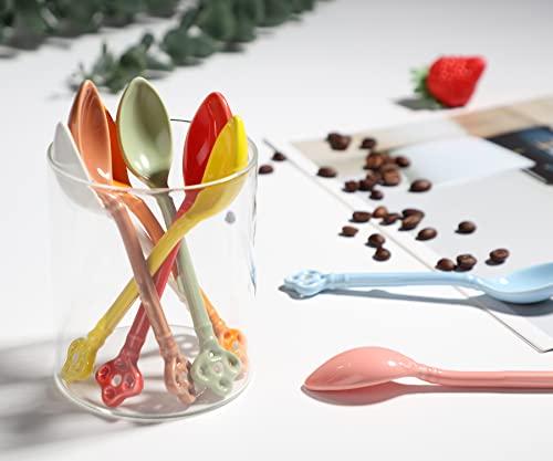 Coffee Spoons Ceramic Espresso Spoons set 6 Demitasse Spoons