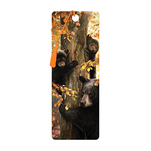 3D LiveLife Bear Bookmark - A Mother's Watch Lenticular Page Marker - color: A Mother's Watch