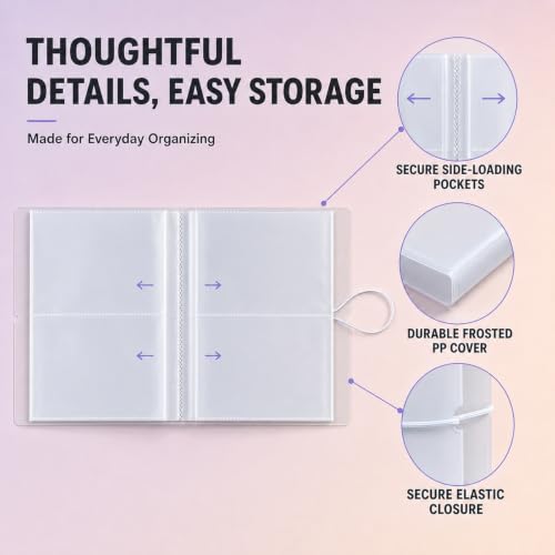 5x7 Large Index Card Holder Organizer - size: 5x7
