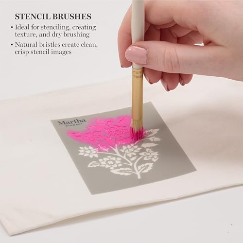 Martha Stewart, Vintage Florals Stencils, Stamps, and Tools Kit, 14 pc - style: Vintage Florals