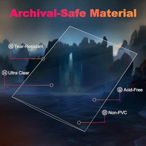 3000 Pack Card Sleeves Clear, Perfect Fit Inner Sleeves Ideal for Double-sleeving, Trading Card Sleeve Compatible with MTG, PKM, TCG and Gaming Cards (60 Microns) - size: 3000 Pack