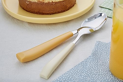ANNOVA Silverware Set Stainless Steel Colorful Handle Tableware Kitchen Flatware Set Utensils, Includes Dinner Knives, Forks, Spoons, Salad Forks & Dessert Spoons (Morandi Mix, 20 Pieces) - color: Mixed Morandi 20Pieces