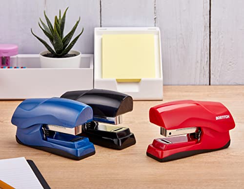 Bostitch Office Heavy Duty 40 Sheet with 1250 Staples and Staple Remover, No Jam Desktop Stapler, School Bulletin Boards, Office & Classroom, Red (B175-RED-VP) - color: Red
