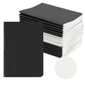 HOMEMARS Dot Grid Pocket Notebooks,18 Pack,100GSM,A6,Small notebook,3.9" x 5.5", Black, Journaling Notebooks for Travel Journal, Work & School,Thick Paper,Dotted, Journal Diary Memo,100 g/m²,A6 - size: Dotted