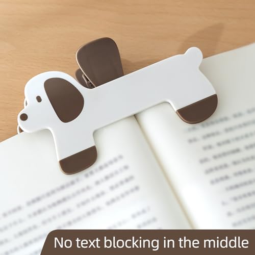Book Clip to Hold Book Open,Sturdy Non-Slip Page Holder Clips for Reading - color: 2 Brown