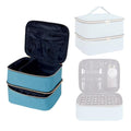 Nail Polish Organizer Holds 30 Bottles (15 ml/0.5 floz),Light Green - color: Light Green