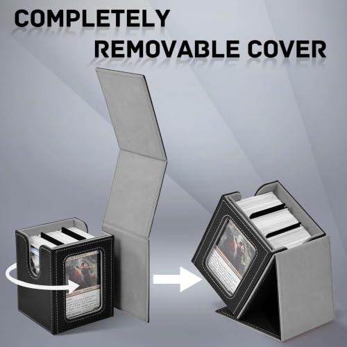 ZLCA 4 PCS MTG Commander Deck Box, Holds 110+ Double Sleeved Cards - color: 4pcs-Multicolor, size: B-Vertical-Commander