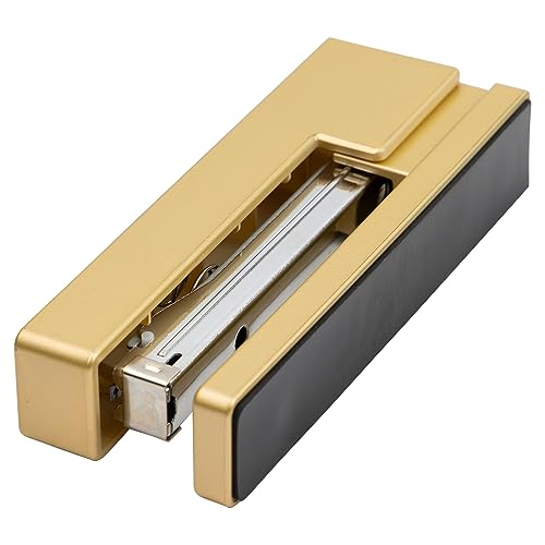 JAM PAPER Modern Desk Stapler - Gold - Sold Individually - color: Gold, size: Pack of 1