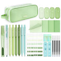 Four Candies Green School Supplies with Case College Essentials - color: Green