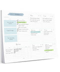 Lamare Weekly Planner Notepad – Premium Undated Weekly To Do List Notepad - color: Blue