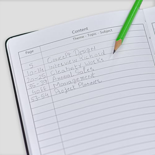 Nextnoid A5 Dotted Notebook, Hardcover, 256 Pages, 120 GSM, Brown - color: Brown, style: Dotted 256 Pages
