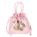Holibanna Embroidered Floral Handbags Chinese Ethnic Drawstring Bag Purse