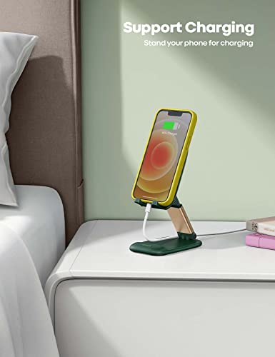 Lamicall Green Cell Phone Holder, Desk Accessories, Cellphone Stand - color: Dark Green