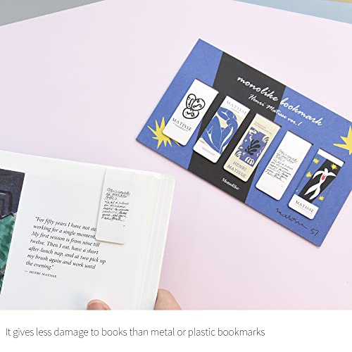 Monolike Magnetic Bookmarks Henri Matisse Ver.1, Set of 5 - color: Henri Matisse Ver.1
