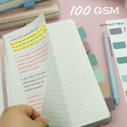 Hoci Poci 400 Pages Lined Journal Notebook, 5.8" x 8.4", Rose Gold - color: Rose Gold, size: Lined-400 Pages (5.7"×8.3")