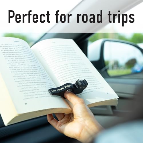 Cat Book Page Holder for Reading, Bookish Gifts & Accessory, Ideal for Bookworms, Book Lovers & Readers, Made in USA (Starry Black) - style: Starry