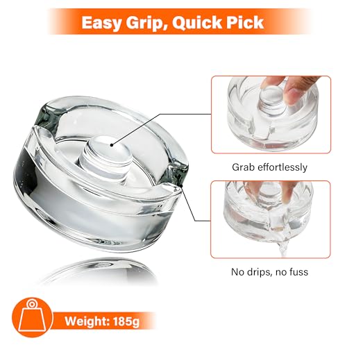 64oz/2L Fermentation Jars with Airlocks & Weights, 2 Pack - size: 3.3 IN*2 Pack (64oz/2L Jars)