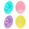 Yokilly Silicone Face Scrubber Kit: 4 Pcs Exfoliator Skin Care Tool - color: 4 Piece Silicone Face Scrubber