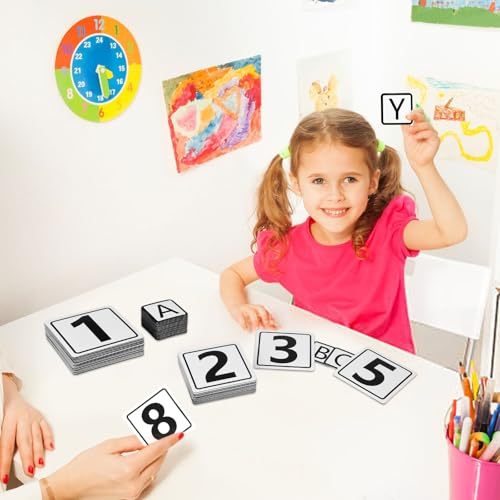 Number Magnets for Whiteboard, Educational Magnetic Number for Classroom (Teacher Supplies Numbers 20 Pieces+2 Backup Blank Magnets, Medium 3x3) - color: Numbers Black, size: Square 3x3"