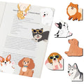 10 Pcs Dog Magnetic Bookmarks, Cute Animal Page Markers for Reading - color: Dog