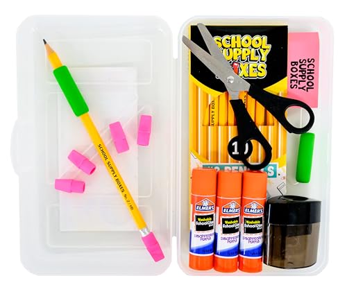 School Supply Boxes | K-5 Bundle (1 Box) | Back to School Essentials Kit for Students & Teachers | Includes Wide-Ruled Paper Products, Crayons, Markers, Colored Pencils, & More - color: K-5 Bundle, size: 1 Box