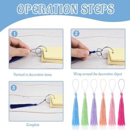 100 Pcs Bookmark Tassels Bulk 20 Colors Soft Craft Silky Handmade Mini Tassels for Jewelry Making with Loops for DIY Craft Accessory Dress Decoration - color: Multi Color