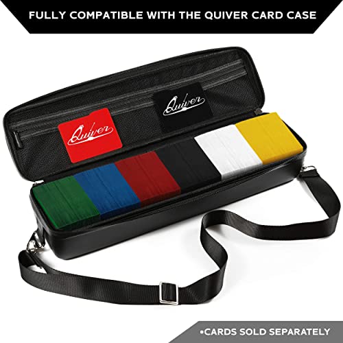 Quiver Time 200 Artemis Standard Size Black Card Sleeves fits Magic: the Gathering Cards - Single Matte TCG Card Protectors Deck Sleeves for Cards for Double Sleeving (66x93mm) - color: Black Matte Card Sleeves, size: 66x93mm (Standard Size - Double Sleev