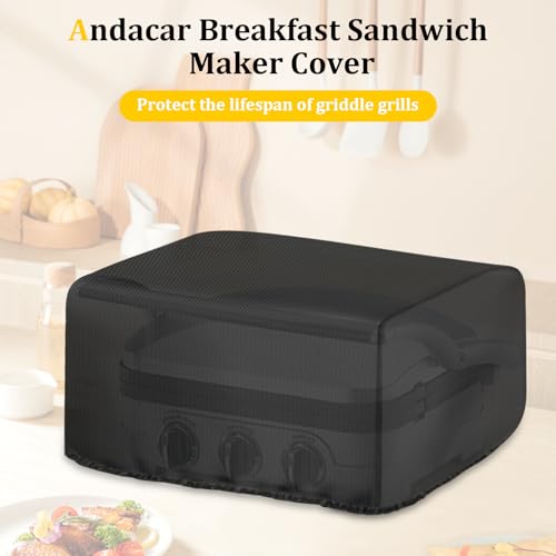 Panini Press Cover for Cuisinart Panini Press GR-4NP1-14"L×13"W×7"H - size: 14"L×13"W×7"H