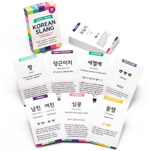 3-Pack Gift Set Korean Basic Conversation Flashcards – Essential Phrases, Everyday Situations, Slang + Free MP3 Audio - style: 3-Pack Gift Set