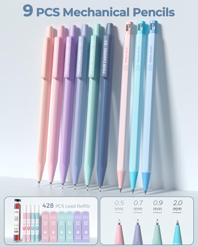 Four Candies 56PCS School Supplies with Pencil Case, Stationery Set, Blue - color: Blue